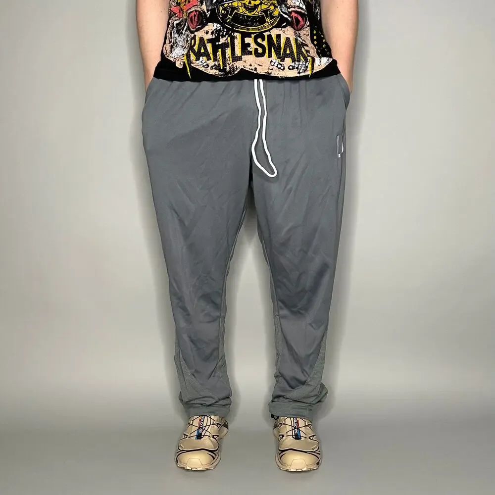 Vintage 90s Jordan Sweatpants Mens XL Baggy Wide Leg Flare Grey White Jumpman